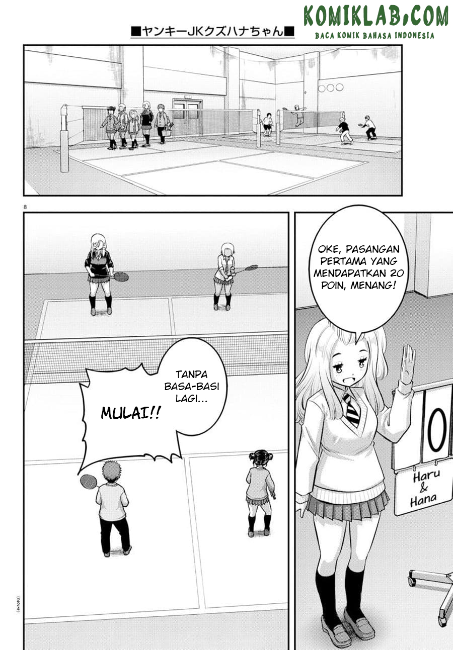 Yankee JK Kuzuhana-chan Chapter 92 Bahasa Indonesia